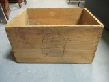 J. C. Hopkins & Co. Distribution Wooden Crate/Box.