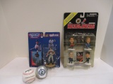 1998 Starting Lineup Cal Ripkin Jr, NHLPA Headliners, Two Baseballs.