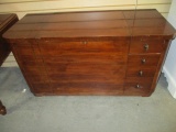 Unique Lane Blanket Chest with Four Drawers Down the Side Rounded Front.