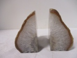 Pair of Stone Book Ends.