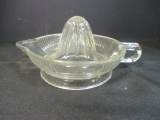 Vintage Glass Juicer with Pouring Spout.