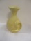 Vintage 1950's Style Yellow Vase