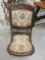 Tapestry & Wood Antique Folding Rocker