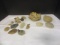 Turkey Tail Cache Blade, Tribolite Fossil, Miner's Fools Gold Figurine,