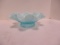 Fenton? Hobnail Blue Frosted Epergne Bowl