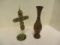 Brass Etched Vase (11
