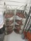 Metal & Wood Folding Corner Shelves (PR)