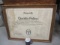 Thomas Furniture Co. Framed Quality Policy w/signatures