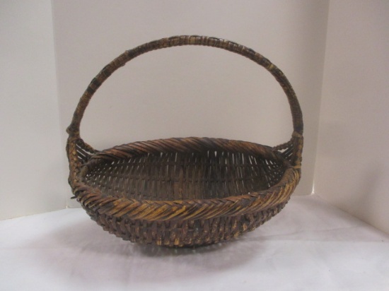 Wicker Oval Shape Basket