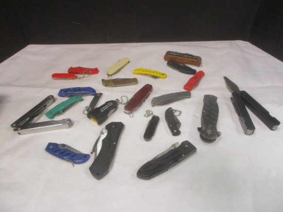 Leatherman Style Tools, Various Pocket Knives