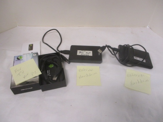 2 External Hard Drives & Rikomagic Mini TV PC