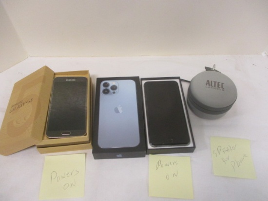 Apple Iphone 13 ProMax,Samsung Galaxy S5 & Altec Speaker