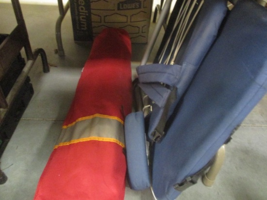 Canvas Beach  Chair & Chair in Bag