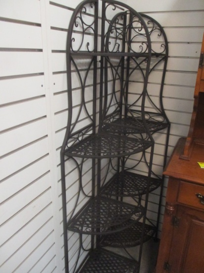 Folding Metal Corner Shelves