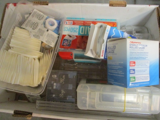 Acrylic Makeup Trays & First Aid Grouping
