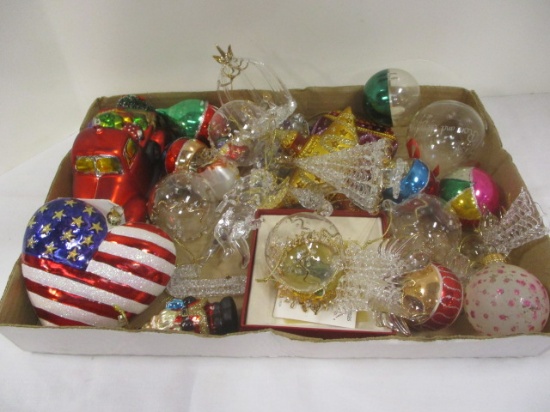 Glass & Crystal Christmas Ornaments