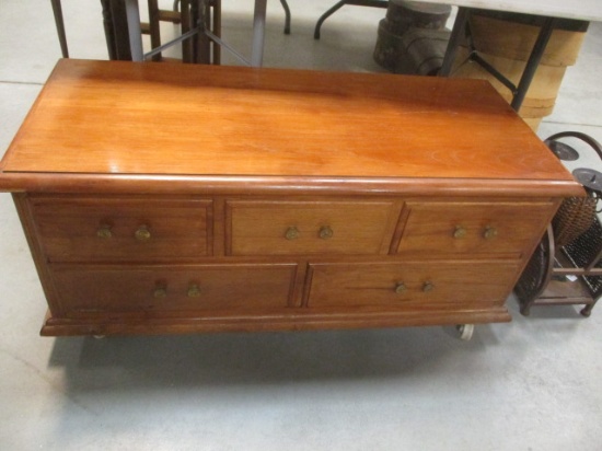 Cedar Chest on Wheels