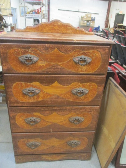 4 Drawer Antique Chest of Drawers