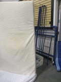 Blue Boys Metal Loft Bed, Bedspread,Mattress & Blue Game Chair