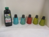 5 Tiki Burners & Bottle of Tiki Fuel