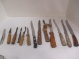 Tedron Swords Knives (2), Vintage Bench Knives, Carving Knives