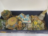 Miniature Tea Sets & Various Animal Novelty Items