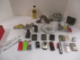 Collectible Vintage Lighters, Ashtrays, etc.