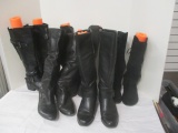 Ladies Black Tall Boots (Lot of 5)