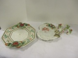Fitz & Floyd Winter Wonderland (Lot of 2) Plates, etc.