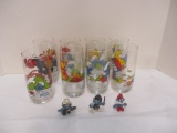 Wallace Berrie & Co. Collectible Smurf Glasses (1982)