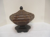 Woodlook Resin? Lidded Footed Box (Heavy)