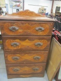 4 Drawer Antique Chest of Drawers