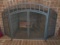 Metal 3 Panel Fireplace Screen with Hinged Doors