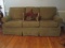 King Hickory Rolled Arm Sofa with Accent Pillows