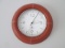 Michael Graves Design Faux Leather Wrapped Quartz Wall Clock