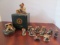 Boyds Bears Figurines and Jar Lid