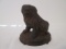 Bronzed Cast Metal Bulldog Doorstop