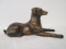 Silvestri Antiqued Brass Dog Form