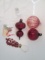 Hand Blown Art Glass Ornaments, Faceted Crystal Prisms, Pewter Angel