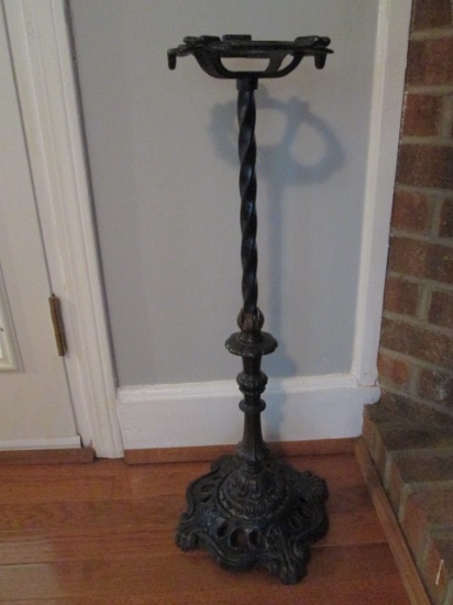 Old Cast Iron Smoking Stand