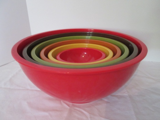 Colorful Zak Designs 6 Piece Melamine Nesting Bowl Set