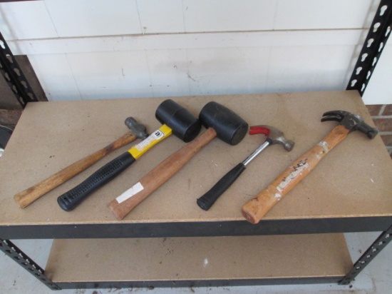 Rubber Mallets, Claw Hammers and Peen Hammer