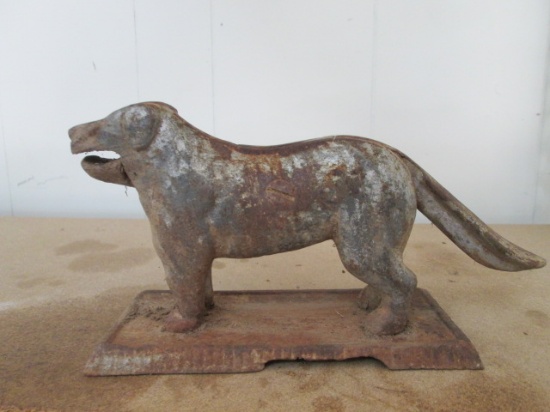 Cast Metal Retriever Dog Nut Cracker