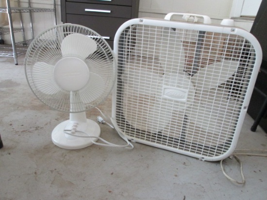 Cool-Breeze Oscillating Fan and Galaxy Box Fan