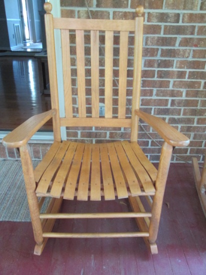 Wood Slat Rocker