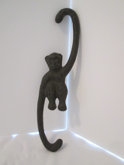 Cast Metal Monkey Hanging Hook