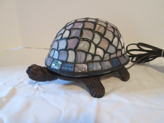 Stained Glass Style Turtle Night Light