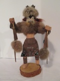 Signed Hand Crafted Kachina Deer Dancer Doll