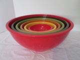 Colorful Zak Designs 6 Piece Melamine Nesting Bowl Set