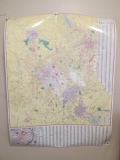 2005 Greenville County, South Carolina Laminated Map